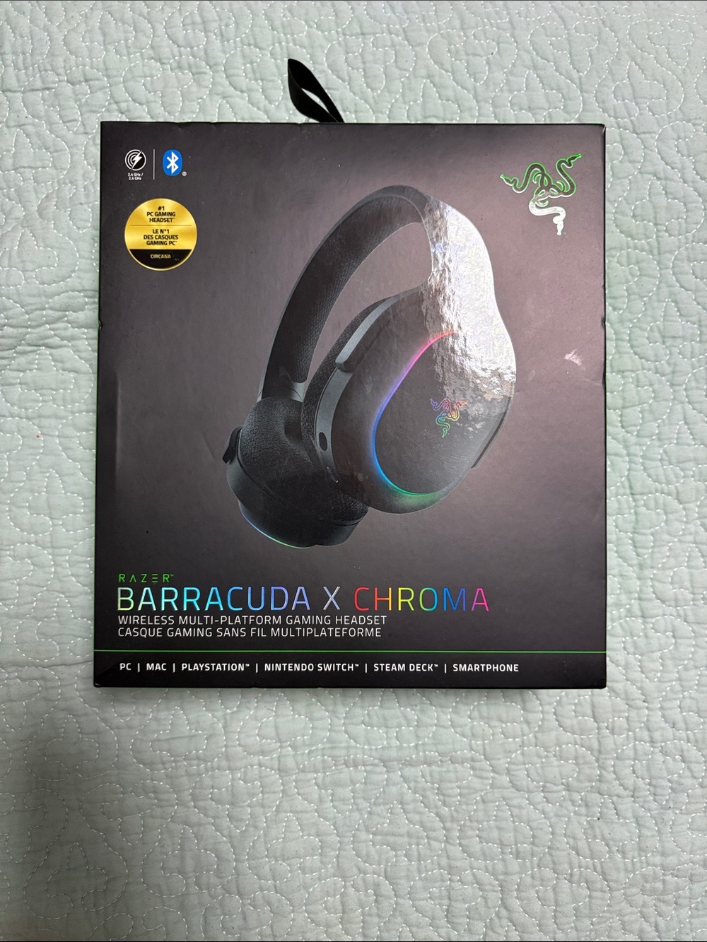 RAZER - Barracuda X Chroma Bluetooth Wireless Over-the-Ear Gaming Headset f